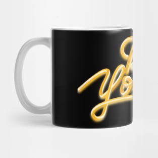 Be yourself 3D gold 4 Mug